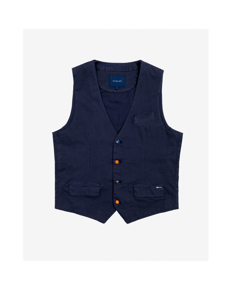 WAISTCOAT WITH COLOURED BUTTONS