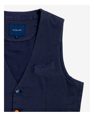 WAISTCOAT WITH COLOURED BUTTONS